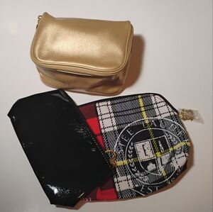 Cosmetic makeup bags 3 piece Estee Lauder bags small travel bags